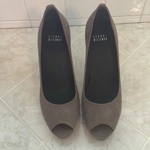 Stuart Weizmann platform peep toe